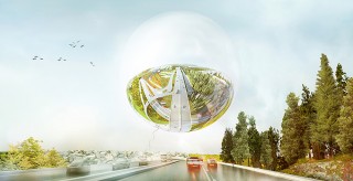 winning team for the Stockholmsporten master plan competition to design an inviting new entrance portal into Stockholm at the intersection of a newly planned super-junction.