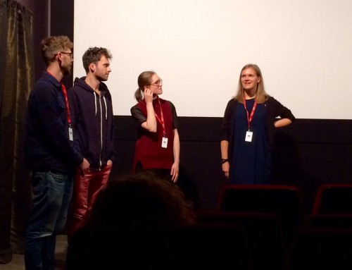 Q&A after a screening at Vilnius IFF